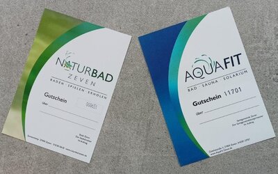 Gutschein für AquaFit und Naturbad